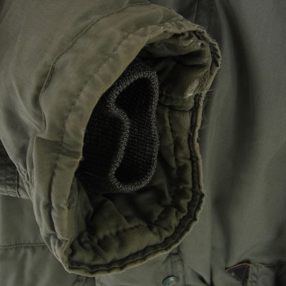 vintage 8415-00-376-1672 U.S.AIR FORCE PARKA EXTREME COLDWEATHER TYPE N-3B WITH SYNTHETIC FUR ON HOOD N-3B 85年会計  ミリタリージャケット モスグリーン系 M【中古】