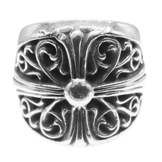 CHROME HEARTS クロムハーツ（原本無） CLASSIC OVAL クラシック オーバル クロス リング シルバー系 23号【中古】