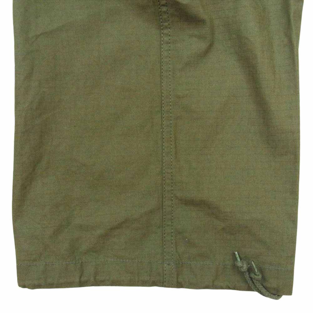 HOUSTON ヒューストン 8405-935-3305 US.ARMY レプリカ ジャングルファティーグ ミリタリー カーゴ トラウザーズ パンツ カーキ系 L【中古】