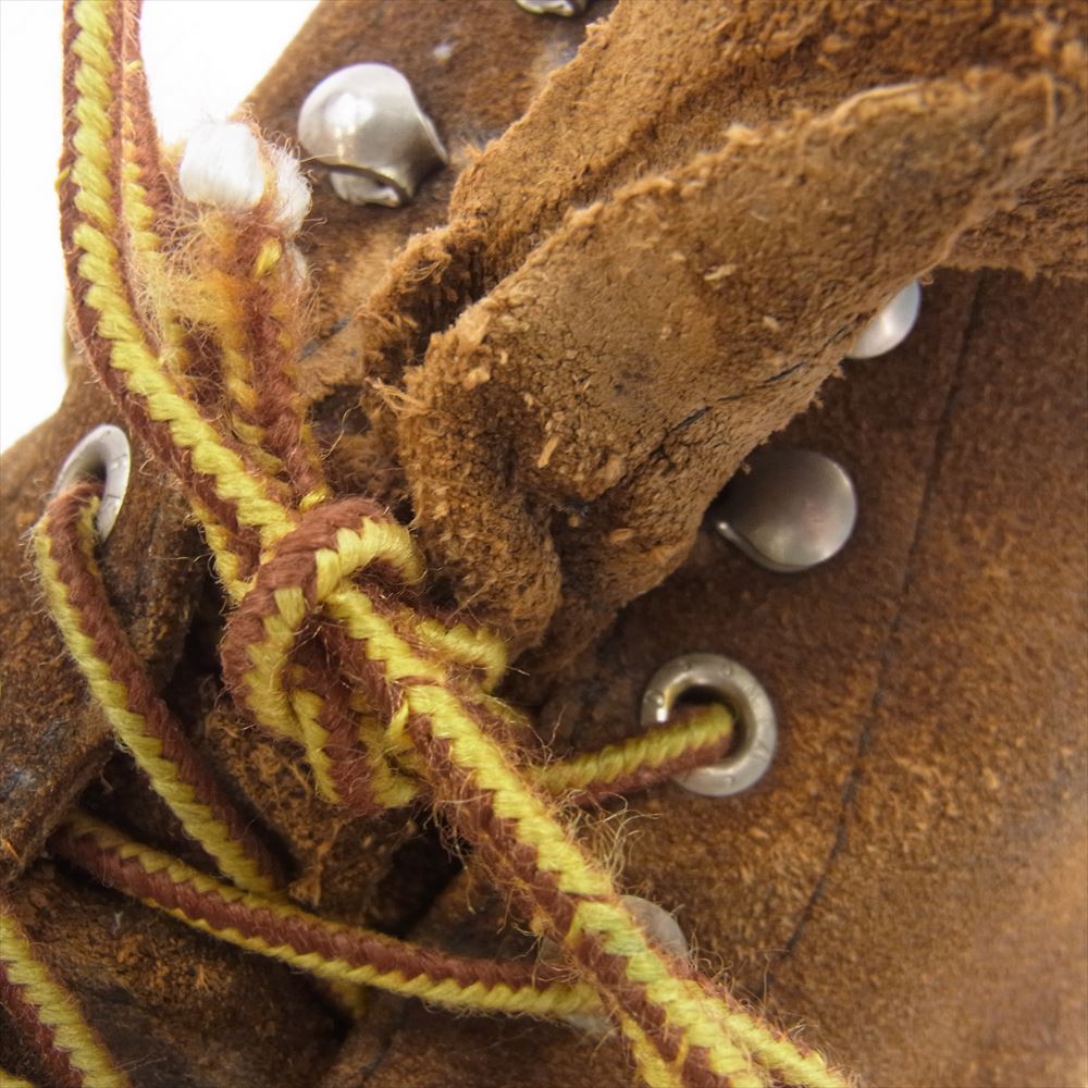 RED WING レッドウィング D8181 HAWTHORNE PLAIN TOE CLASSIC ROUND TOE BOOTS スエード ブーツ ブラウン系 42【中古】