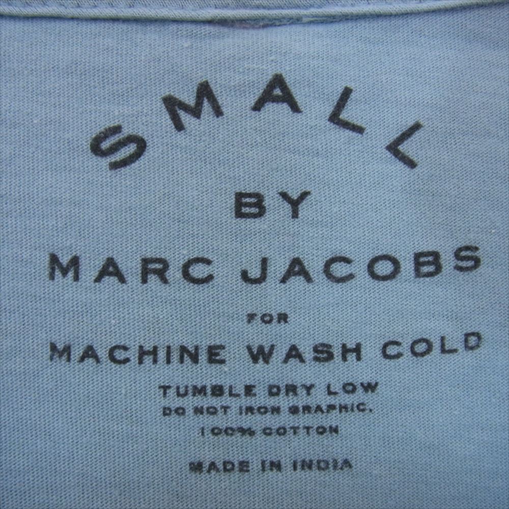 MARC JACOBS マークジェイコブス × Playboy プレイボーイ ガール プリント 半袖 Tシャツ ライトブルー系 S【中古】