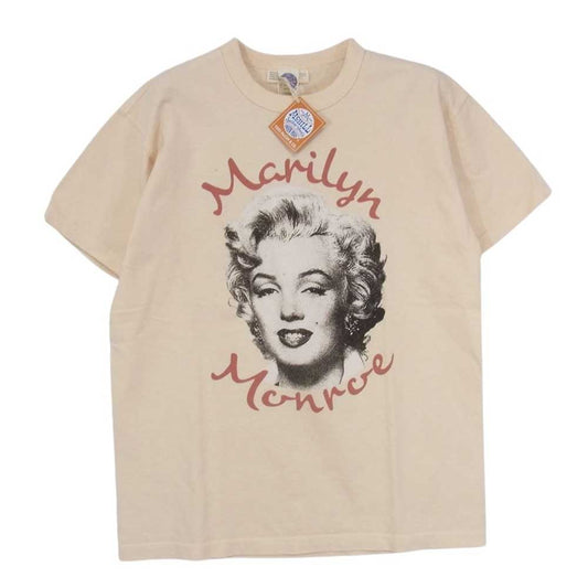 TOY'S McCOY トイズマッコイ TMC2113 MARILYN MONROE TEE NIAGARA マリリン モンロー  半袖 Tシャツ オフホワイト系 M【新古品】【未使用】【中古】