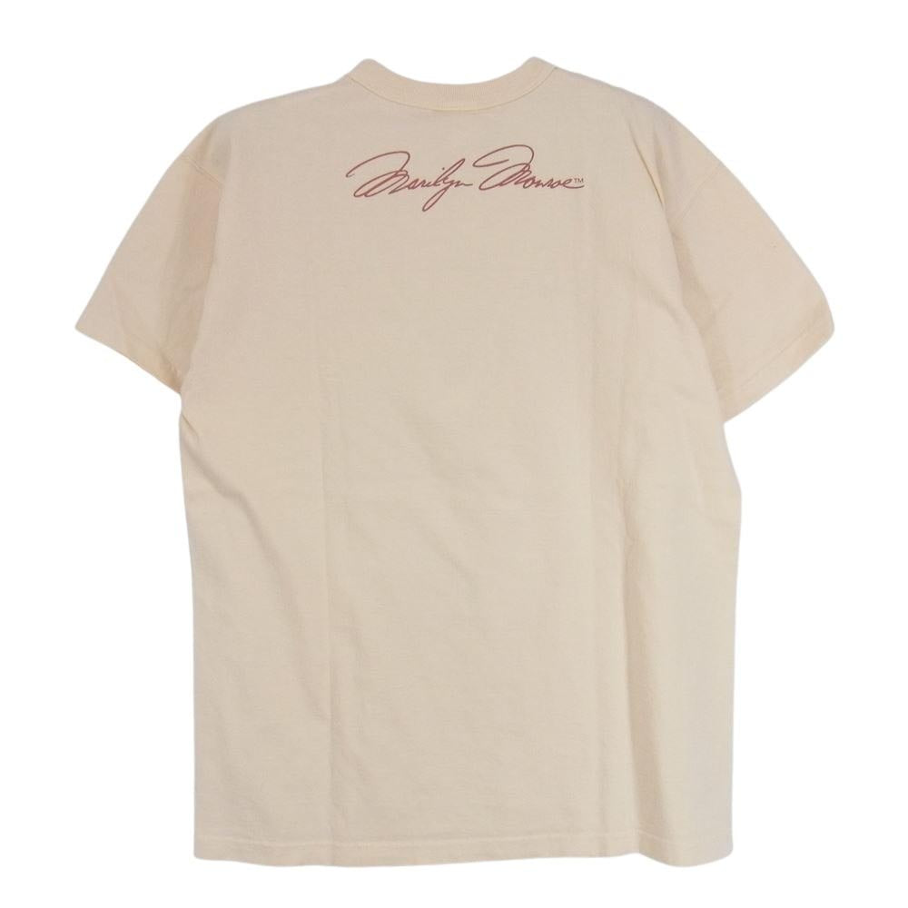 TOY'S McCOY トイズマッコイ TMC2113 MARILYN MONROE TEE NIAGARA マリリン モンロー  半袖 Tシャツ オフホワイト系 M【新古品】【未使用】【中古】