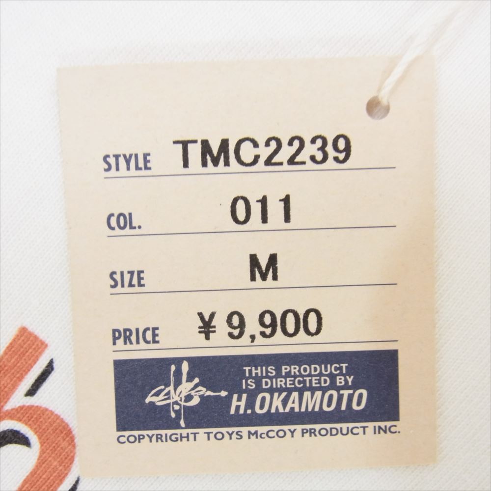 TOY'S McCOY トイズマッコイ TMC2239 95th ANNIV. MARILYN MONROE TEE SHIRT マリリン モンロー  半袖 Tシャツ ホワイト系 M【新古品】【未使用】【中古】