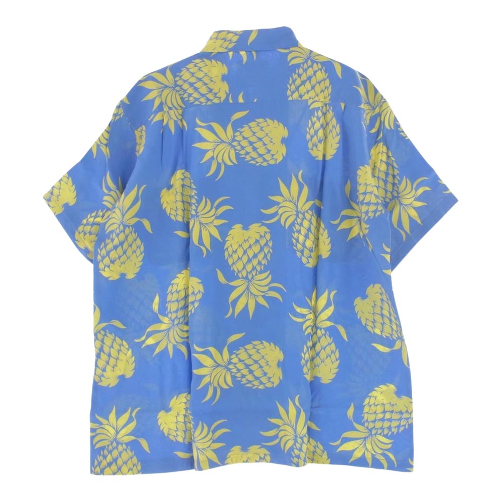 TAILOR TOYO テイラー東洋 DK36201 DUKE KAHANAMOKU SP DUKE'S PINEAPPLE デューク カハナモク スペシャル デュークス パイナップル アロハ ハワイアン 半袖 シャツ ライトブルー系 M【極上美品】【中古】