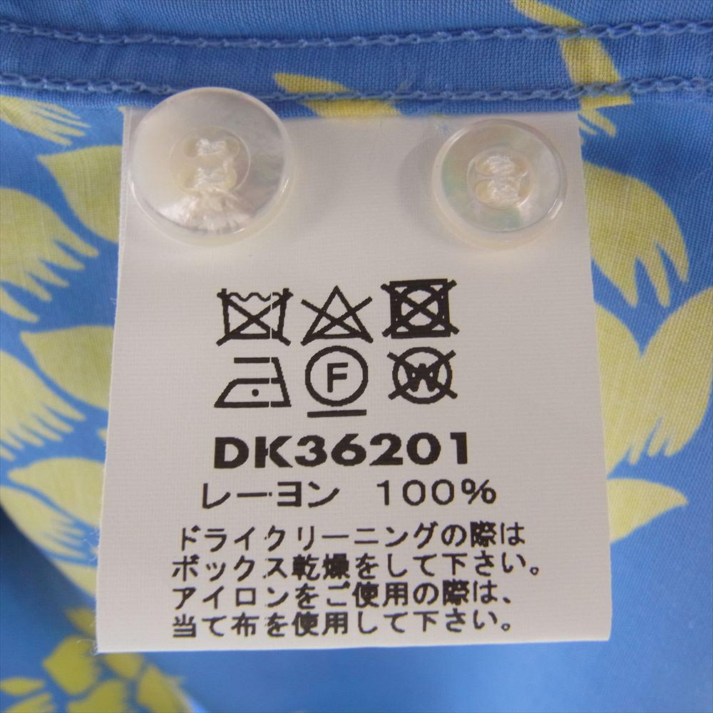 TAILOR TOYO テイラー東洋 DK36201 DUKE KAHANAMOKU SP DUKE'S PINEAPPLE デューク カハナモク スペシャル デュークス パイナップル アロハ ハワイアン 半袖 シャツ ライトブルー系 M【極上美品】【中古】