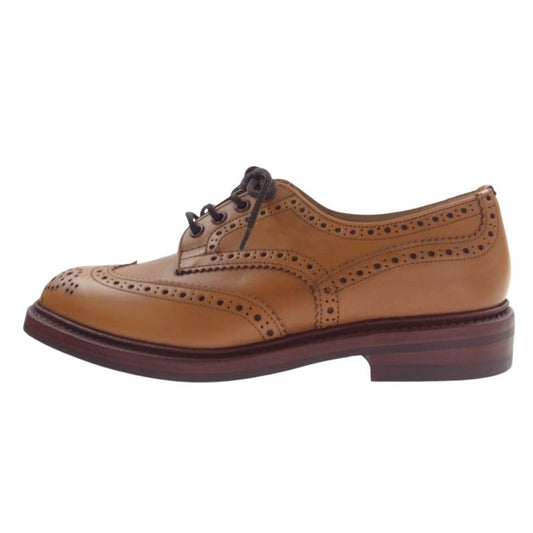 Tricker's トリッカーズ M5633 BOURTON ACORN ANTIQUE バートン ウィングチップ シューズ ブラウン系 8【極上美品】【中古】
