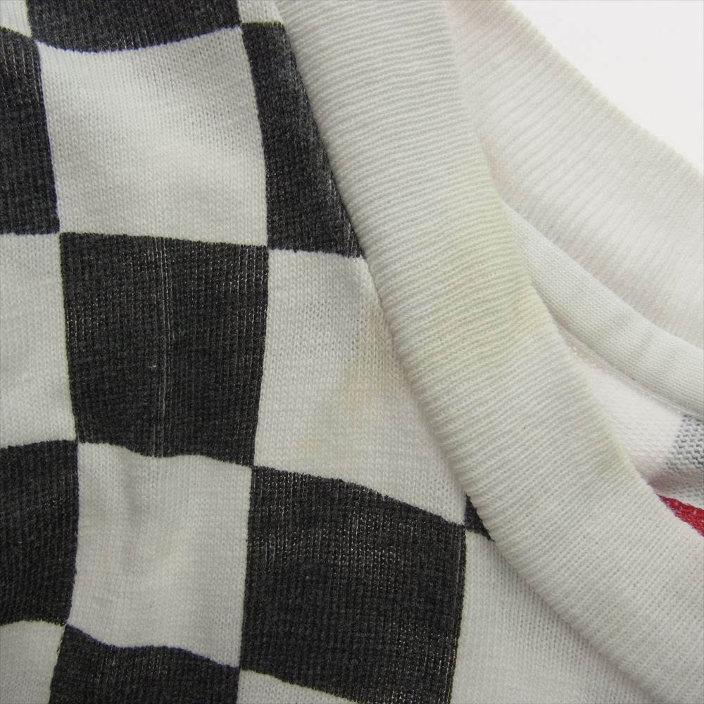 Supreme シュプリーム 17SS Pocket Tee Checker チェッカー ポケット Tシャツ 半袖  ブラック系 ホワイト系 S【中古】