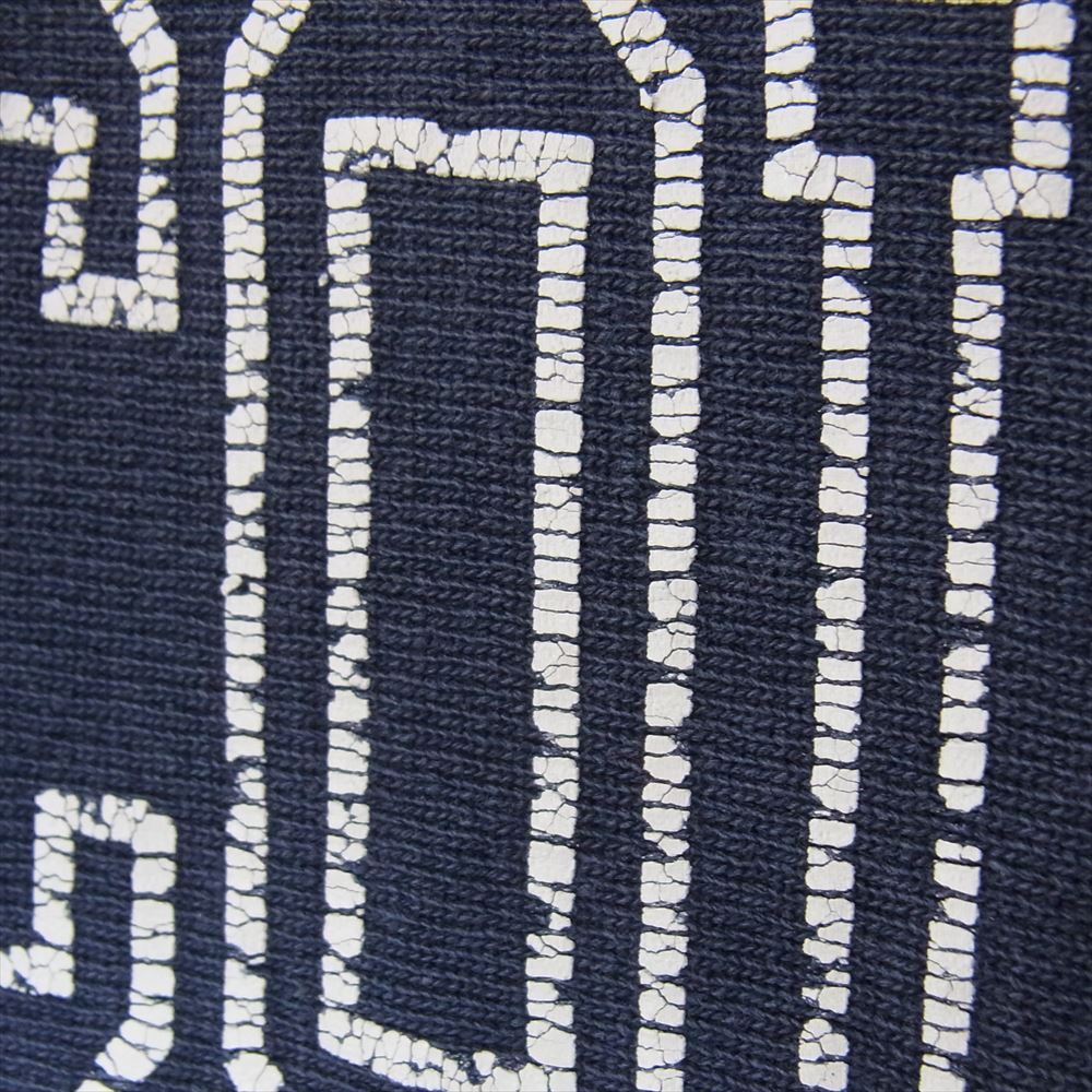 Champion チャンピオン 90s USA製 刺繍タグ カレッジロゴ REVERSE WEAVE リバースウィーブ パーカー ネイビー系 L【中古】