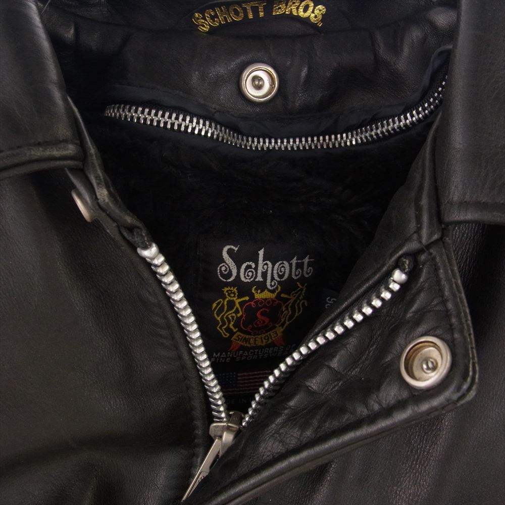 schott ショット 7010 USA製 174US A-2 ライナー付き レザー ボンバー