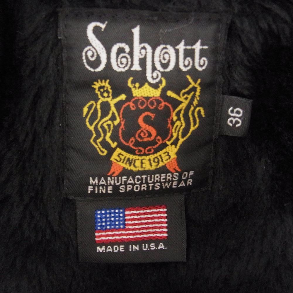 schott ショット 7010 USA製 174US A-2 ライナー付き レザー ボンバー