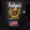 schott ショット 7010 USA製 174US A-2 ライナー付き レザー ボンバー フライト ジャケット ブラック系 36【中古】