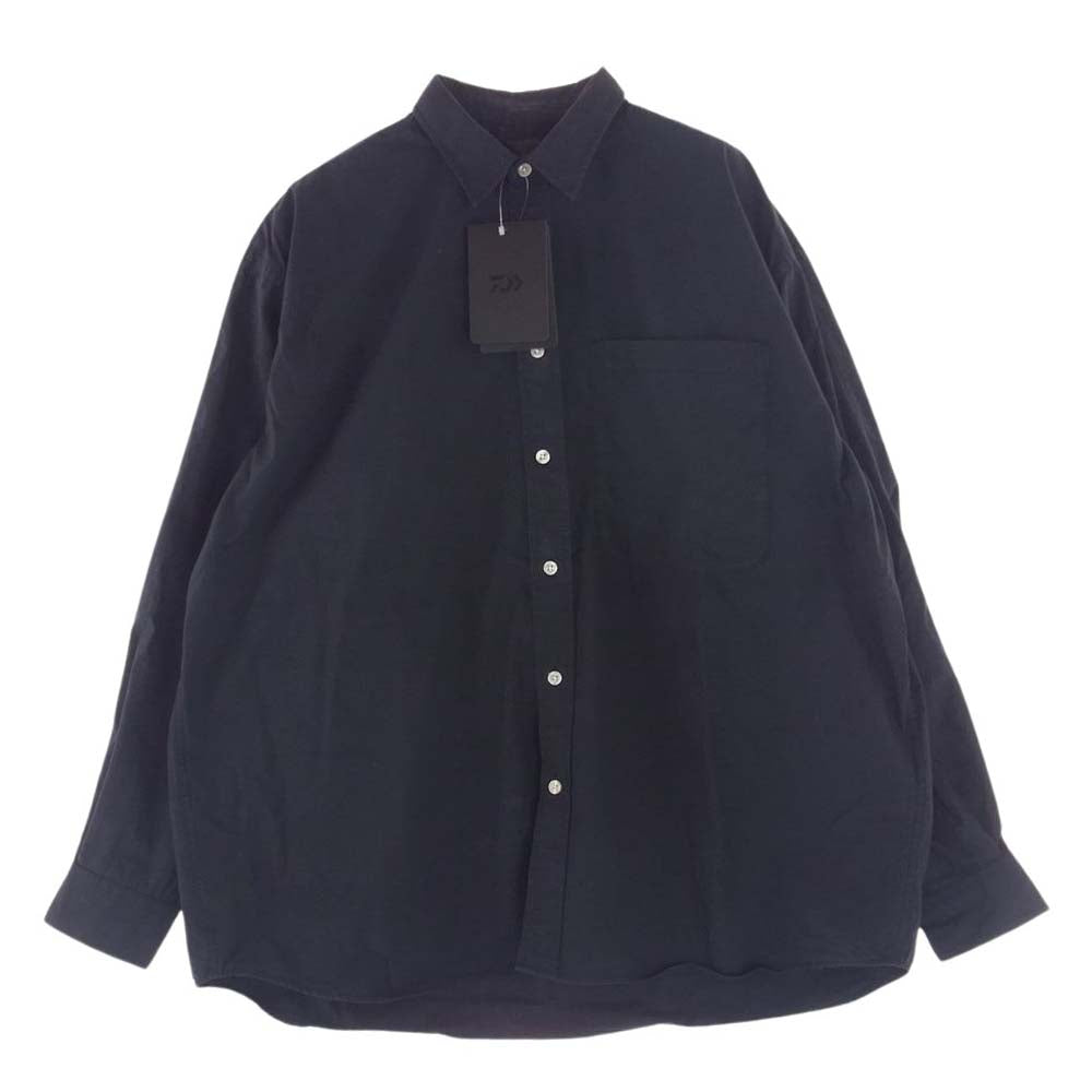 ダイワピア BE-87023W TECH REGULAR COLLAR SHIRTS テック レギュラーカラー 長袖 シャツ ダークネイビー系 M【中古】