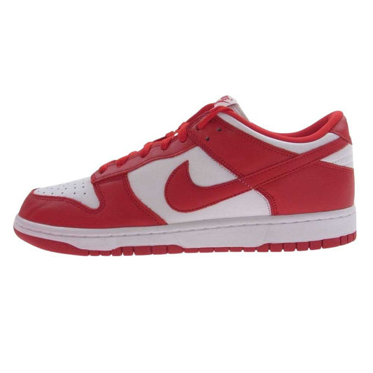 NIKE ナイキ CU1727-100 Dunk Low SP White and University Red ダンク ロー ホワイト アンド ユニバーシティレッド スニーカー レッド系 28cm【新古品】【未使用】【中古】