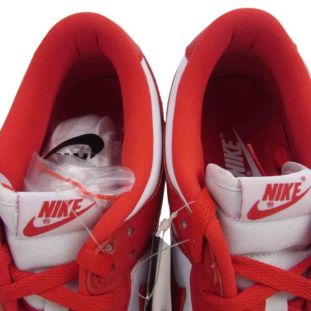 NIKE ナイキ CU1727-100 Dunk Low SP White and University Red ダンク ロー ホワイト アンド ユニバーシティレッド スニーカー レッド系 28cm【新古品】【未使用】【中古】