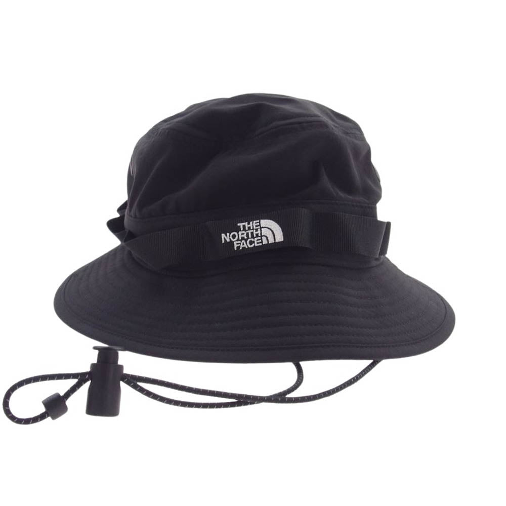 Supreme シュプリーム 22SS NN02250I × The North Face ノースフェイス Trekking Crusher トレッキング クラッシャー ロゴ バケットハット 帽子 ブラック系 M【中古】