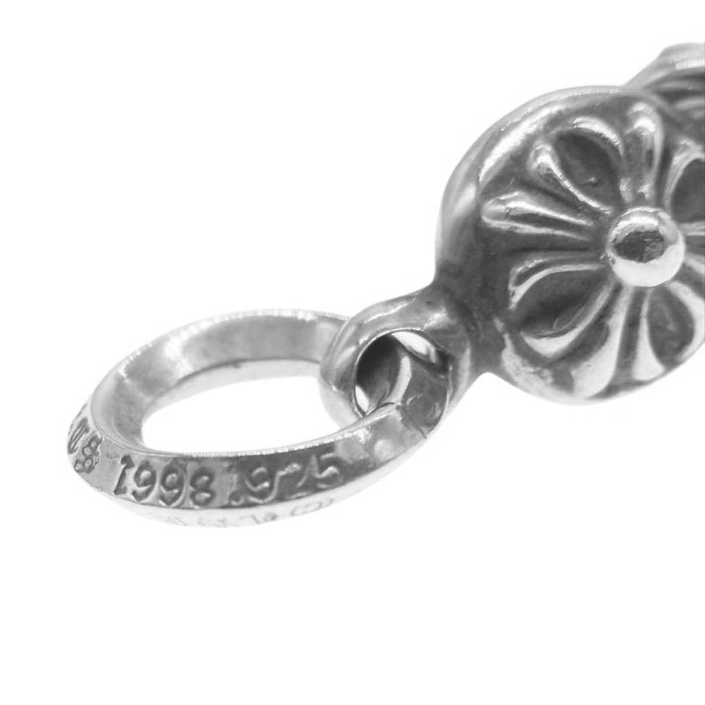 CHROME HEARTS クロムハーツ（原本無） 1B TNY CH CRS 1BALL TINY CROSS 1ボールタイニー CHクロス チャーム ペンダント ネックレストップ シルバー系【中古】