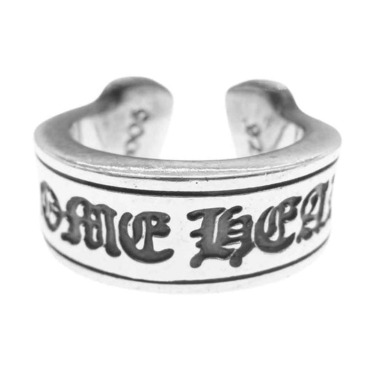 CHROME HEARTS クロムハーツ（原本無） 取扱店ギャランティ付属 LG SCROLL LABEL ラージ スクロールラベル リング シルバー系 14.5号【中古】