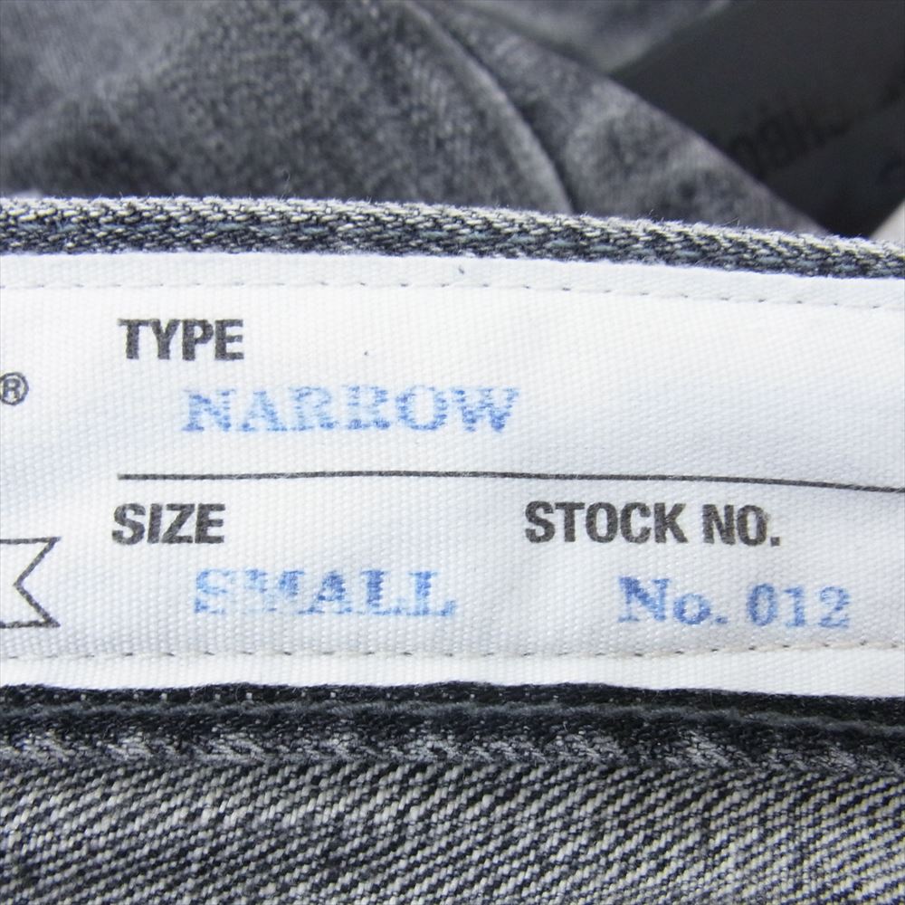 NEIGHBORHOOD ネイバーフッド 122DCNH-PTM21 RIVET SAVAGE NARROW スタッズ加工 リベット サベージ ナロー デニムパンツ ジーンズ ブラック系 S【中古】