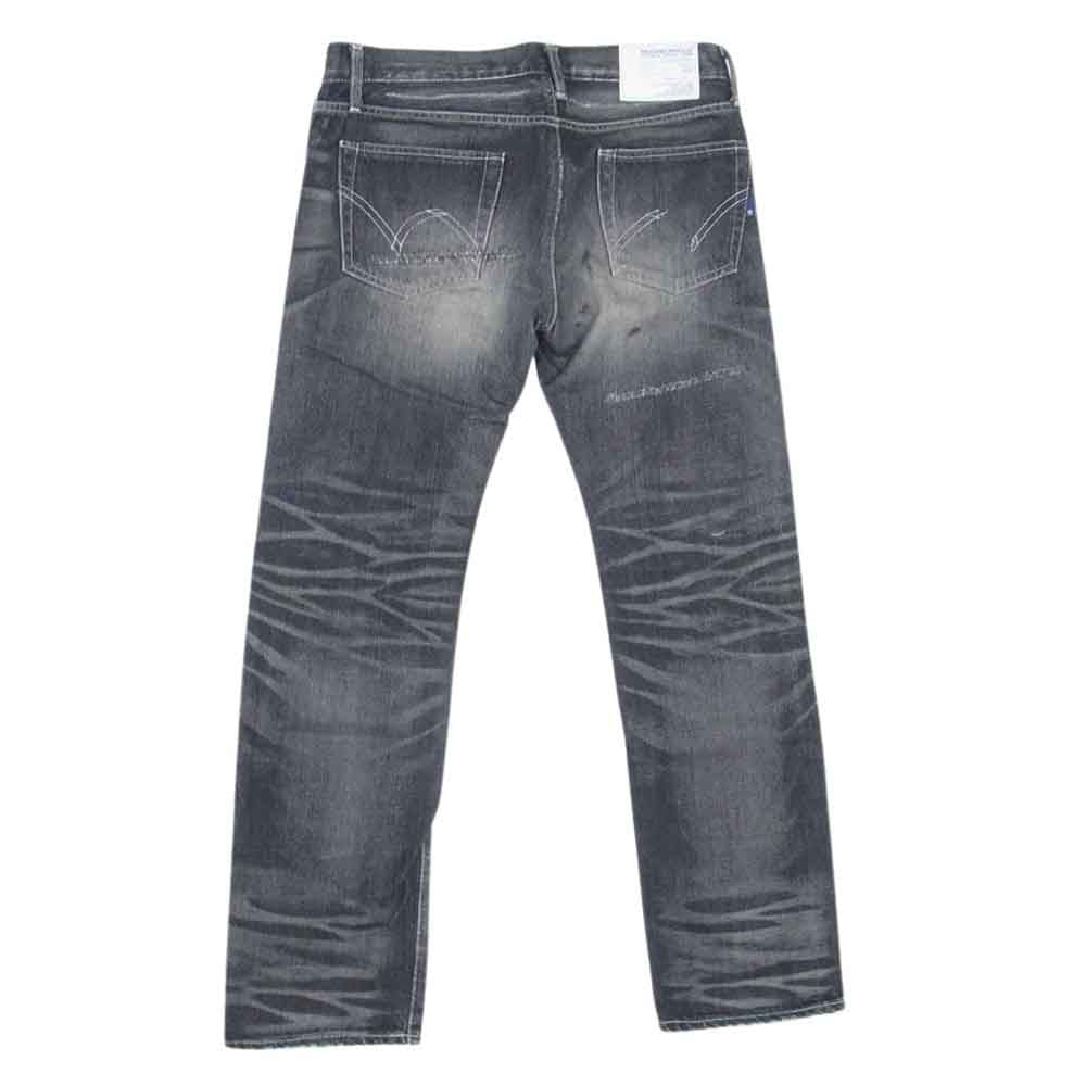 NEIGHBORHOOD ネイバーフッド DCNH-PT-10 06EX NARROW SAVAGE LEVEL-4 ナローサベージ ダメージ加工 リペア加工 デニムパンツ ジーンズ ブラック系 S【中古】