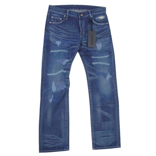 NEIGHBORHOOD ネイバーフッド DCNH-PT-09 07EX SCAB SAVAGE LEVEL-4 サベージ スキャブ ダメージ加工 デニムパンツ ジーンズ インディゴブルー系 S【中古】