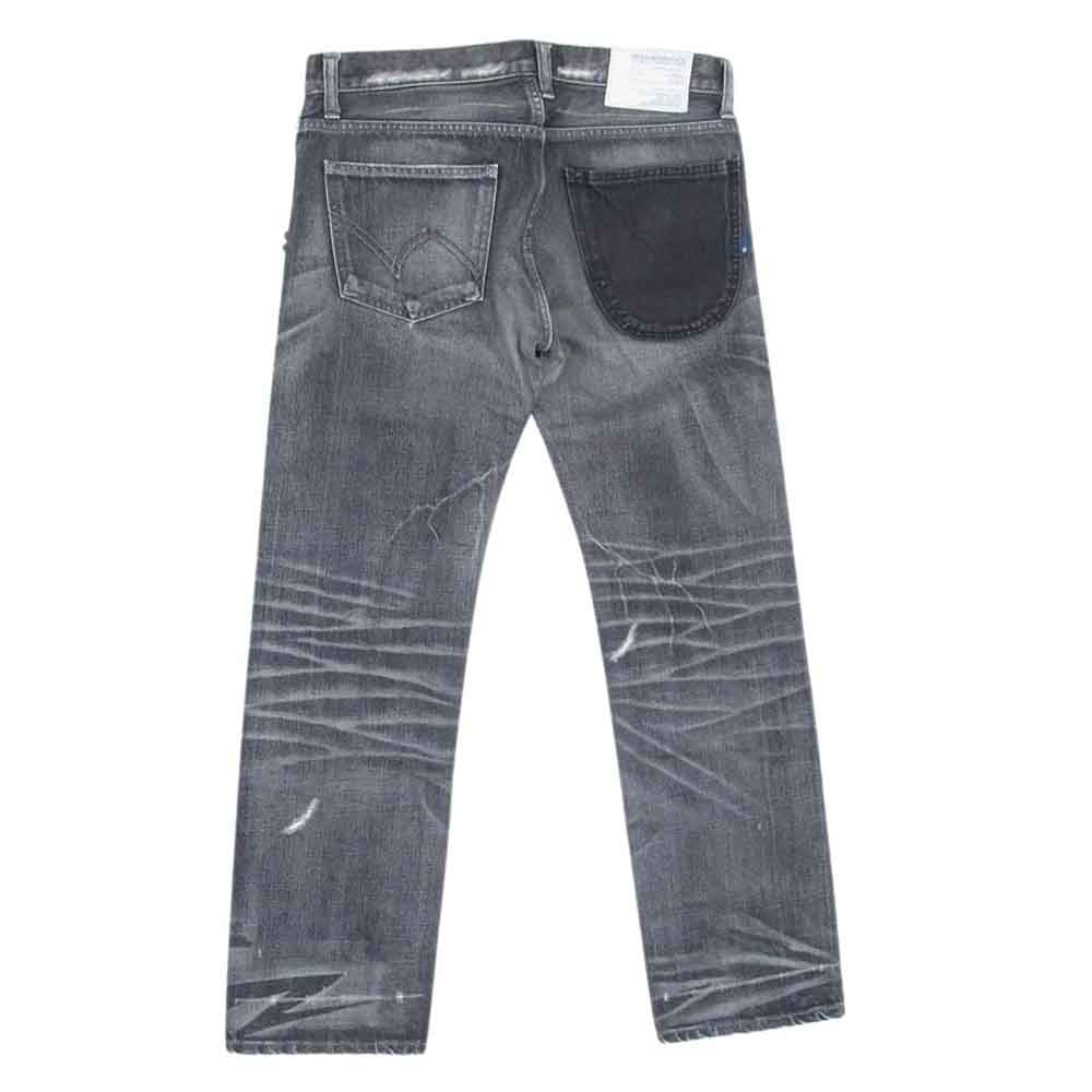 NEIGHBORHOOD ネイバーフッド DCNH-PT-09 052EX SCAB SAVAGE LEVEL-4 サベージ スキャブ ダメージ加工 デニムパンツ ジーンズ ブラック系 S【中古】 NEIGHBORHOOD ネイバーフッド DCNH-PT-09 052EX SCAB SAVAGE LEVEL