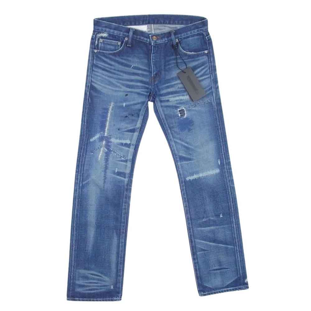 NEIGHBORHOOD ネイバーフッド DCNH-PT-09 FLASH SAVAGE. NARROW フラッシュ サベージ ナロー デニム パンツ  インディゴブルー系 S【美品】【中古】