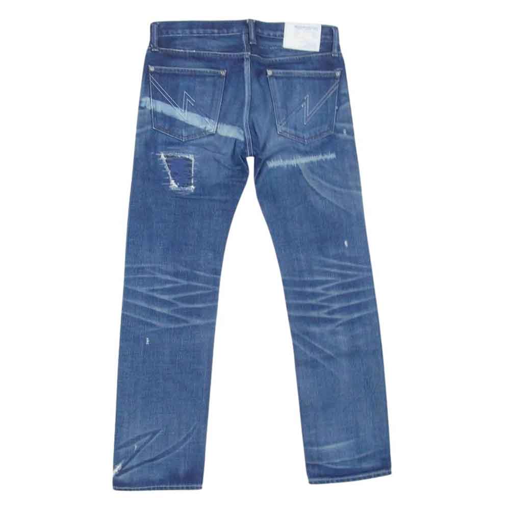 NEIGHBORHOOD ネイバーフッド DCNH-PT-09 FLASH SAVAGE. NARROW フラッシュ サベージ ナロー デニム パンツ  インディゴブルー系 S【美品】【中古】