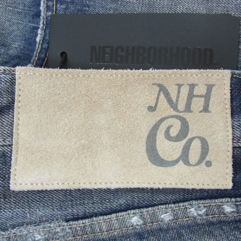 NEIGHBORHOOD ネイバーフッド 14AW 142NYSVN-PTM03S 20TH METAL.SAVAGE.NARROW 14OZ-PT メタルサベージ デニム パンツ インディゴブルー系 S【極上美品】【中古】