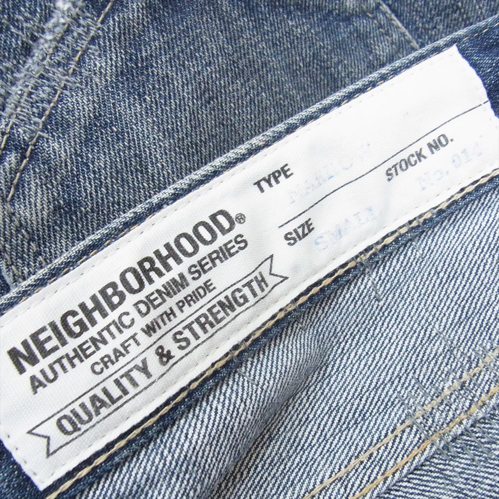 NEIGHBORHOOD ネイバーフッド 14AW 142NYSVN-PTM03S 20TH METAL.SAVAGE.NARROW 14OZ-PT メタルサベージ デニム パンツ インディゴブルー系 S【極上美品】【中古】
