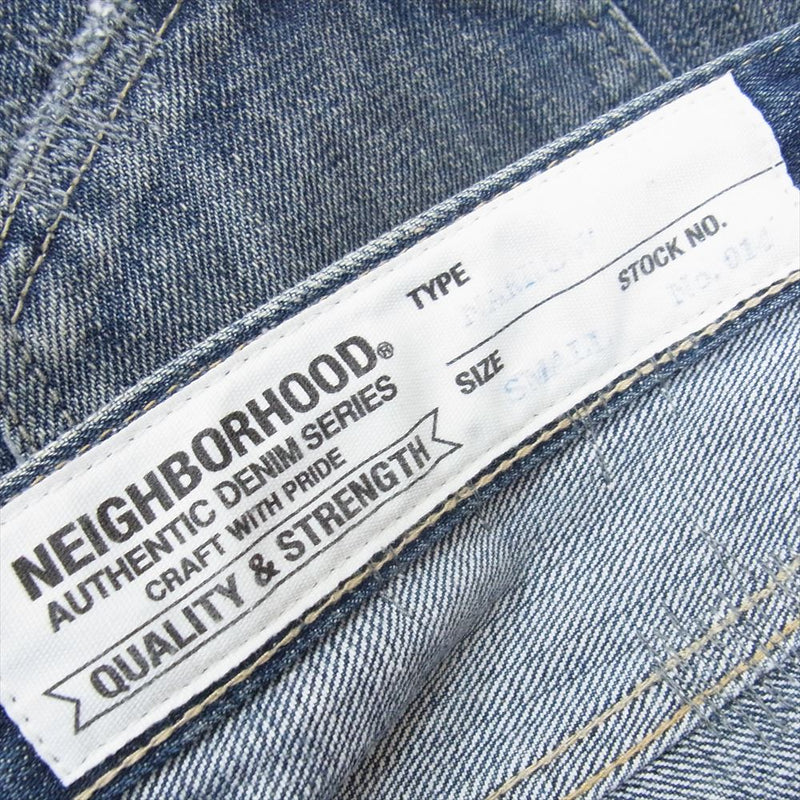 NEIGHBORHOOD ネイバーフッド 14AW 142NYSVN-PTM03S 20TH METAL.SAVAGE.NARROW 14OZ-PT メタルサベージ デニム パンツ インディゴブルー系 S【極上美品】【中古】