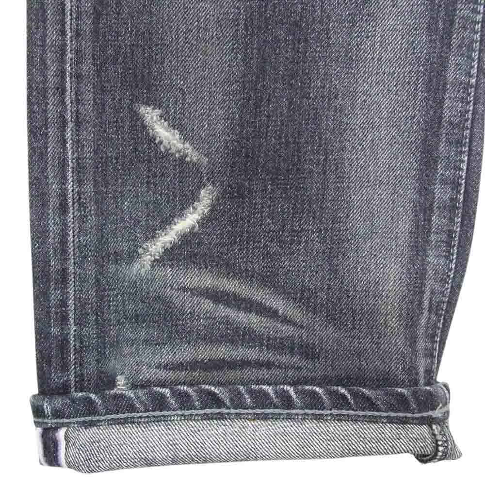 NEIGHBORHOOD ネイバーフッド 06AW DCNH-PT-09 06EX WOLVERINE NARROW SAVAGE LEVEL-4 ウルヴァリン サベージ ダメージ加工 デニムパンツ ジーンズ ブラック系 S【中古】