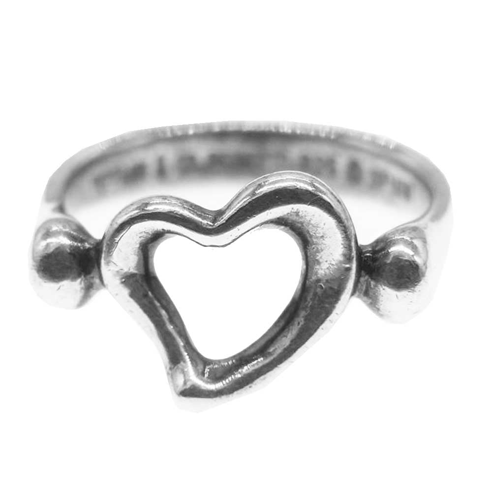 TIFFANY&Co. ティファニー エルサペレッティ オープンハート シルバー リング シルバー系 6号【中古】