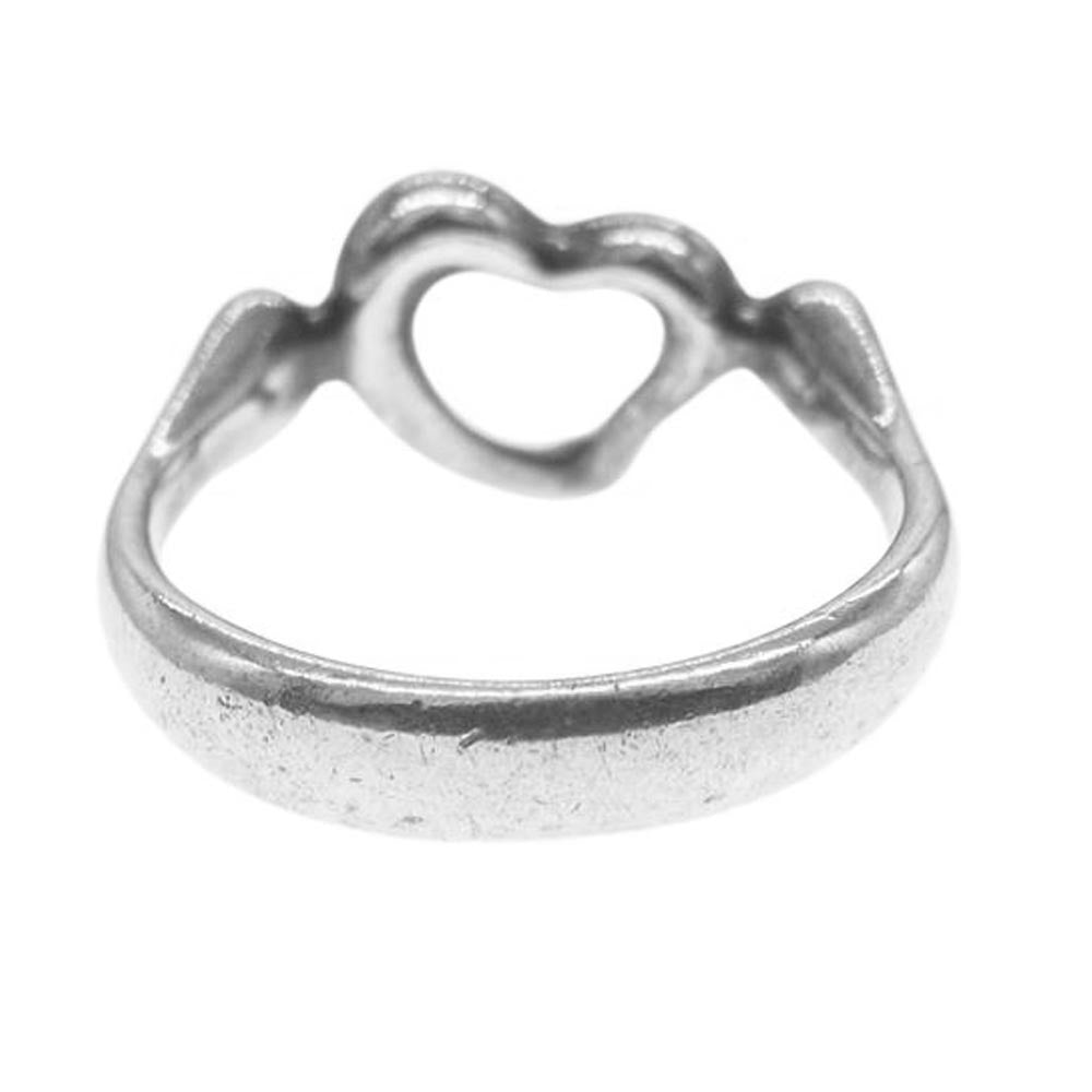 TIFFANY&Co. ティファニー エルサペレッティ オープンハート シルバー リング シルバー系 6号【中古】