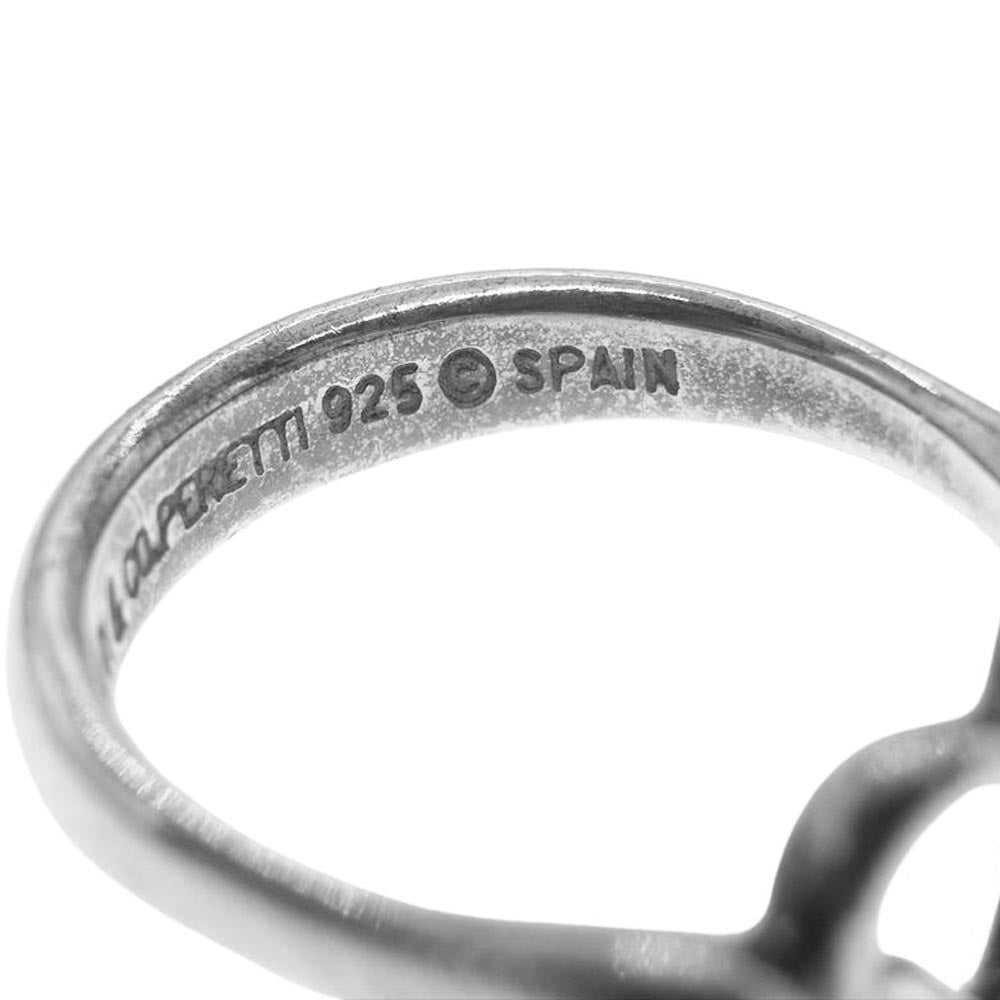 TIFFANY&Co. ティファニー エルサペレッティ オープンハート シルバー リング シルバー系 6号【中古】