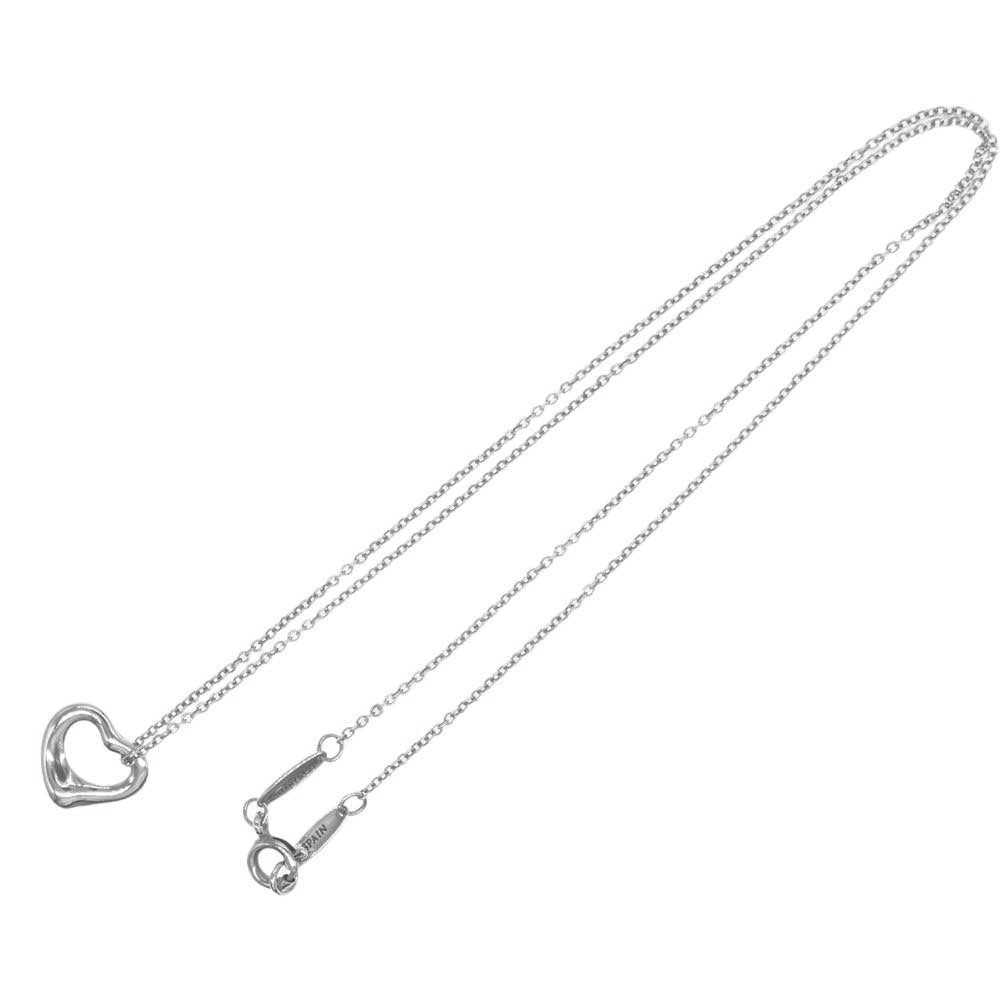 TIFFANY&Co. ティファニー エルサペレッティ オープンハート シルバー ネックレス シルバー系【中古】