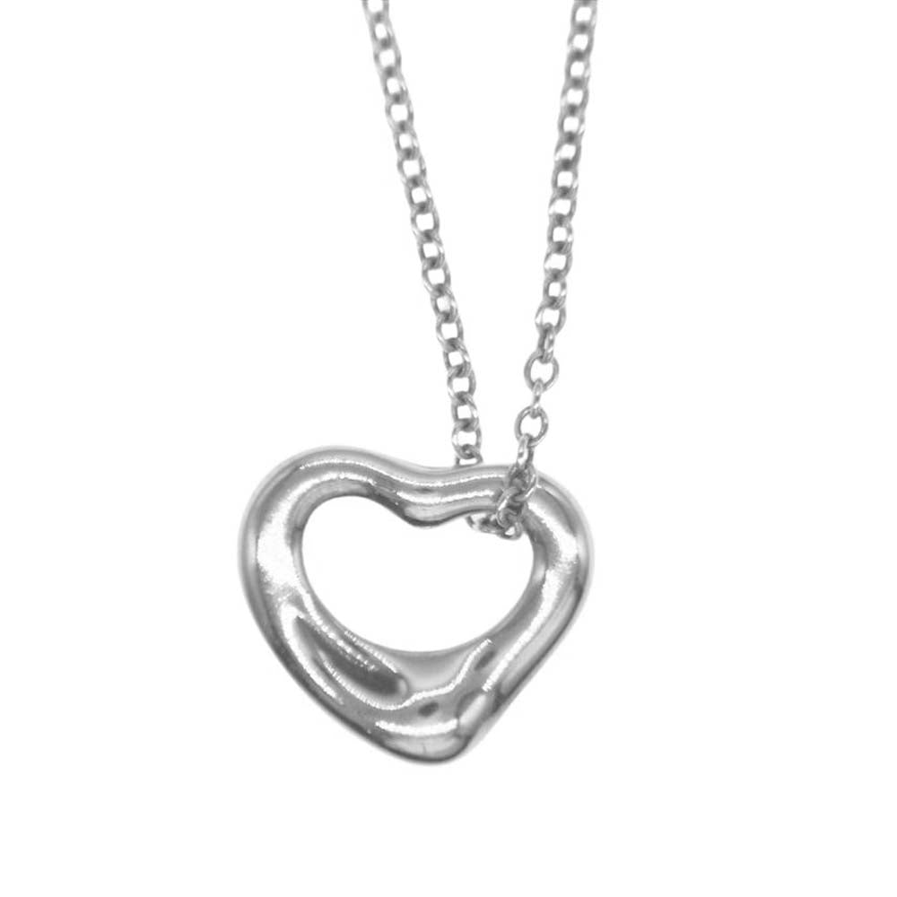 TIFFANY&Co. ティファニー エルサペレッティ オープンハート シルバー ネックレス シルバー系【中古】