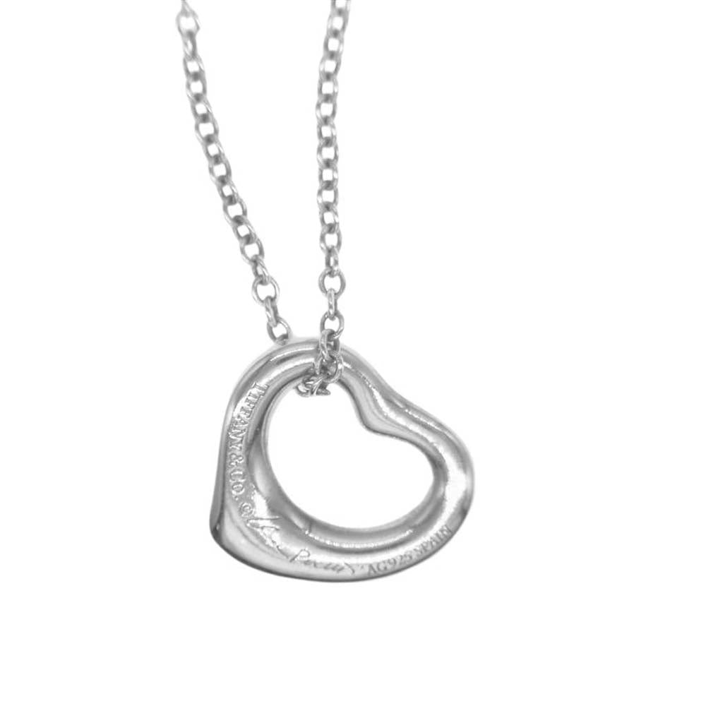 TIFFANY&Co. ティファニー エルサペレッティ オープンハート シルバー ネックレス シルバー系【中古】
