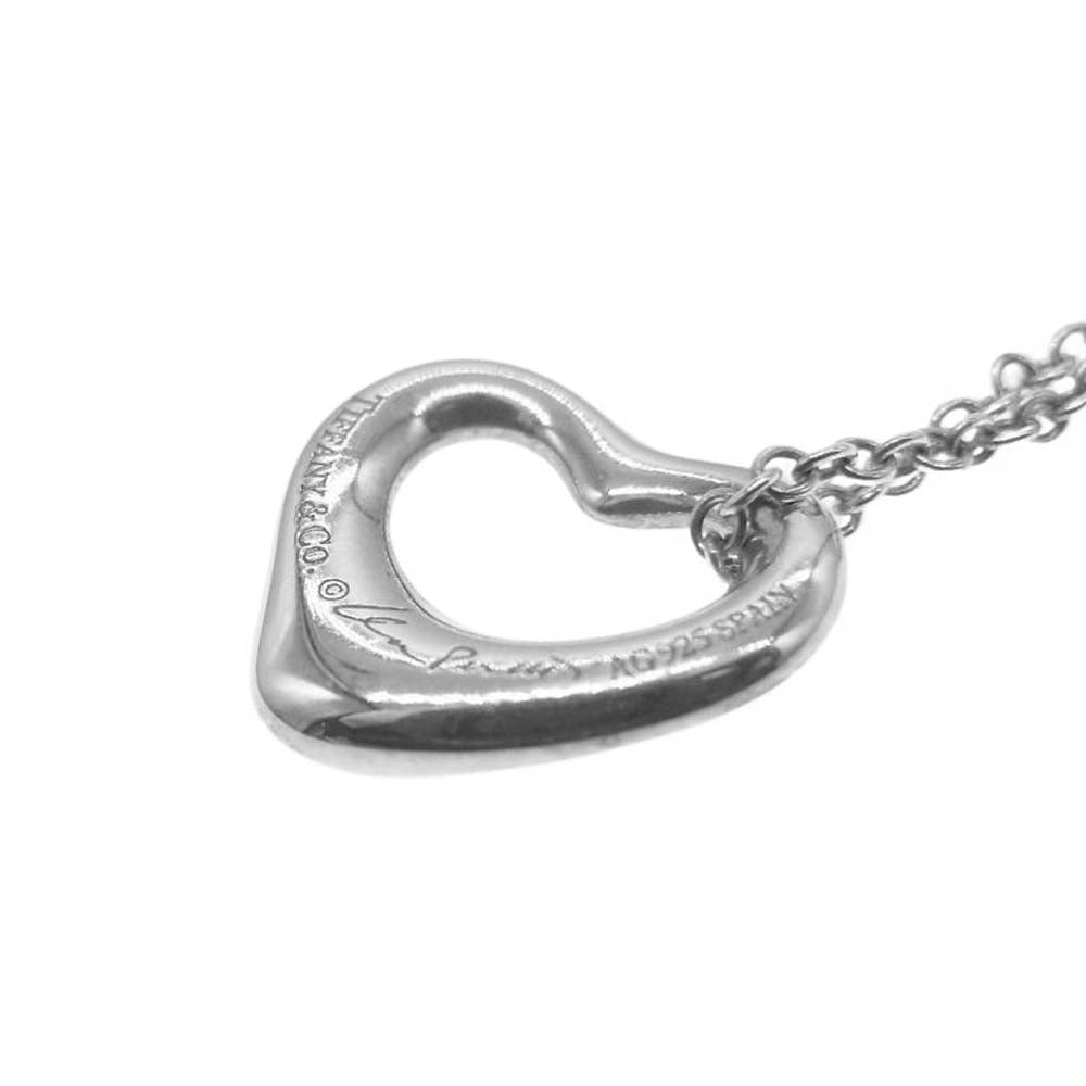 TIFFANY&Co. ティファニー エルサペレッティ オープンハート シルバー ネックレス シルバー系【中古】