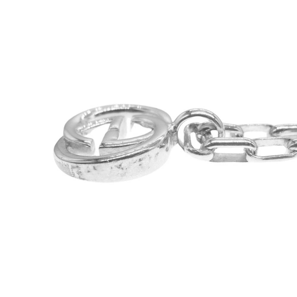 GUCCI グッチ インターロッキングG シルバー チェーン ネックレス シルバー系【中古】