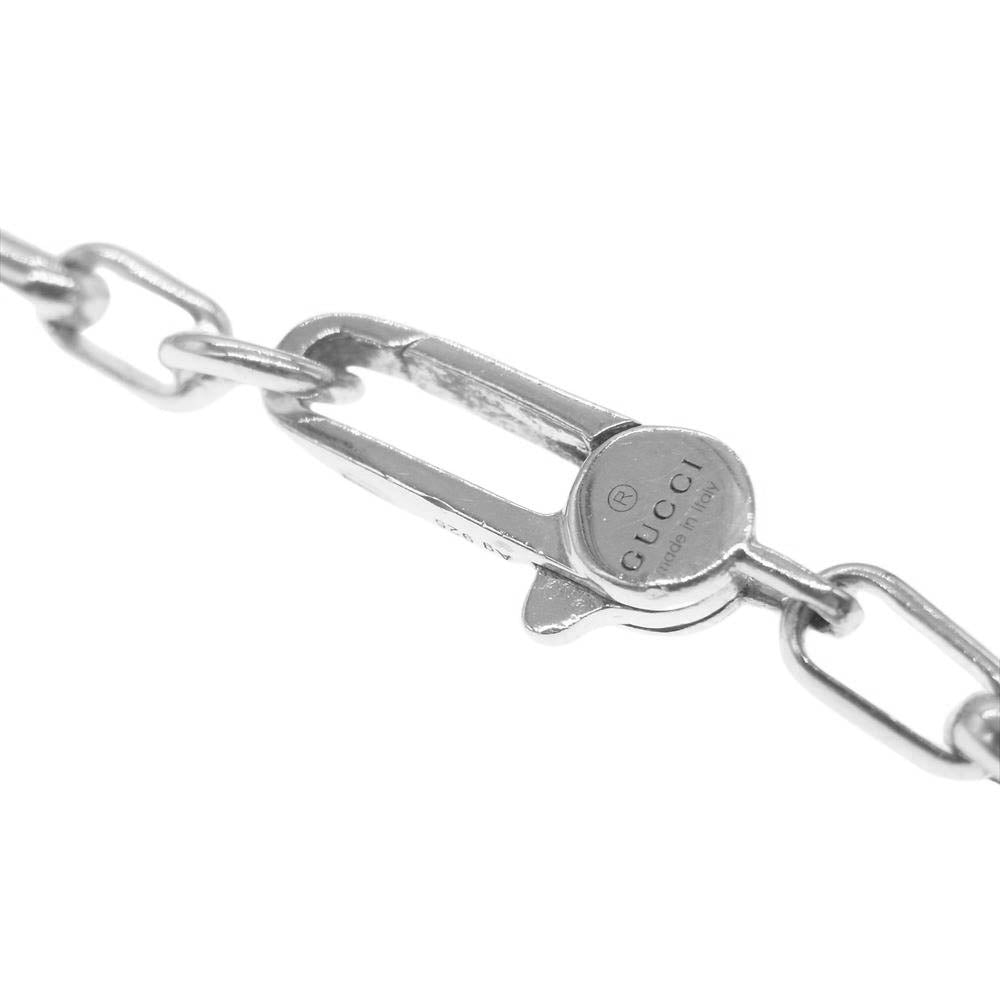 GUCCI グッチ インターロッキングG シルバー チェーン ネックレス シルバー系【中古】