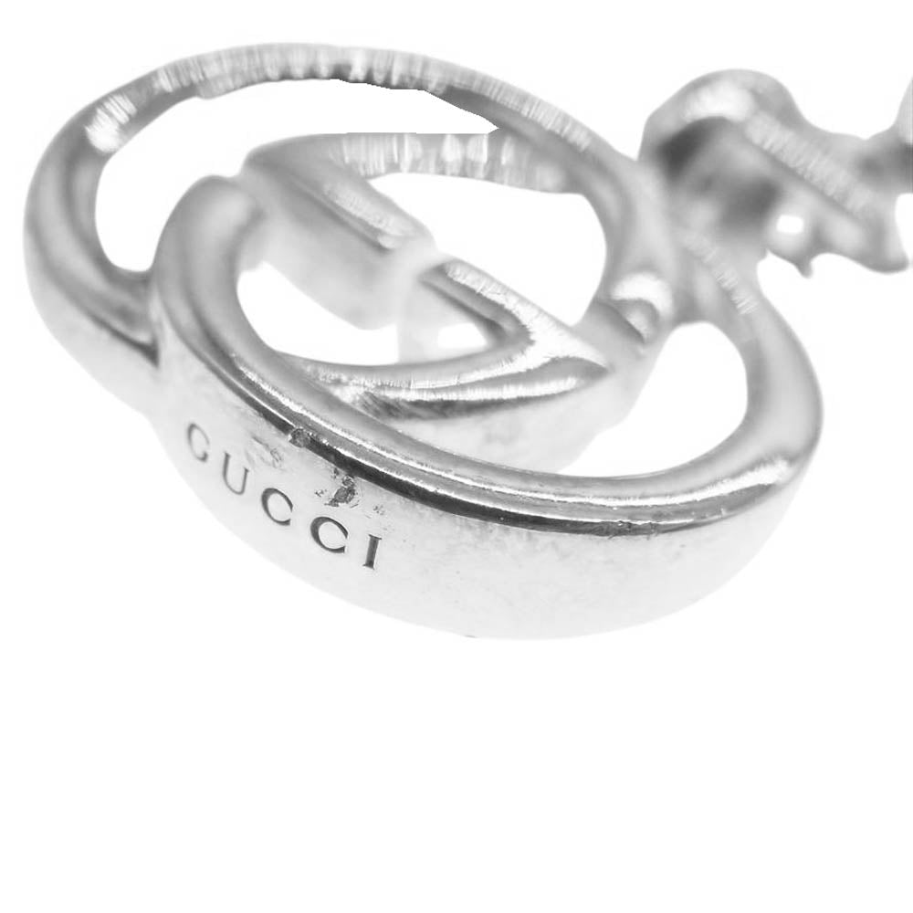 GUCCI グッチ インターロッキングG シルバー チェーン ネックレス シルバー系【中古】