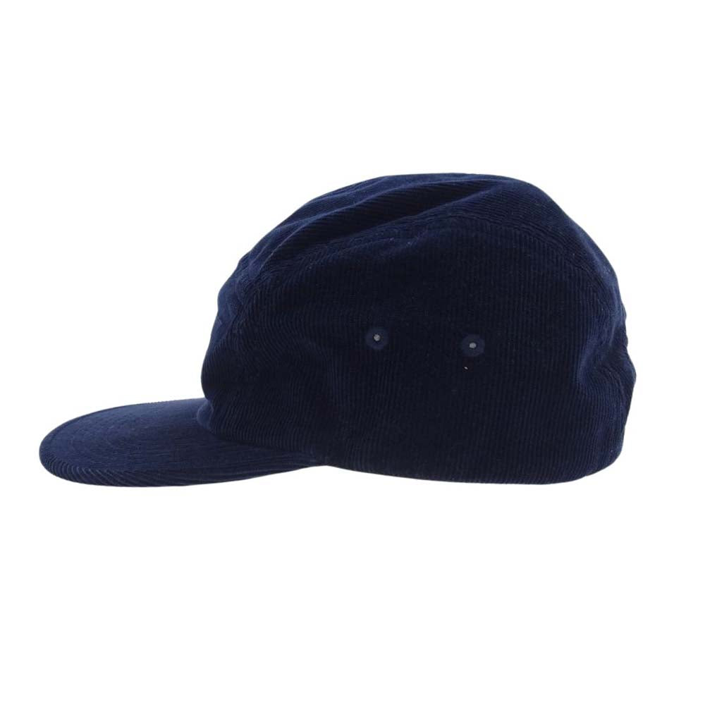 Supreme シュプリーム 23AW Corduroy Camp Cap コーデュロイ キャンプ キャップ 帽子 ネイビー系【中古】