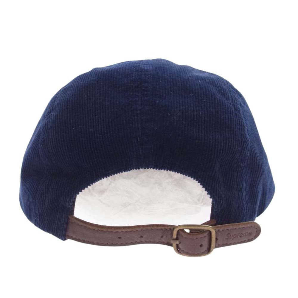 Supreme シュプリーム 23AW Corduroy Camp Cap コーデュロイ キャンプ キャップ 帽子 ネイビー系【中古】