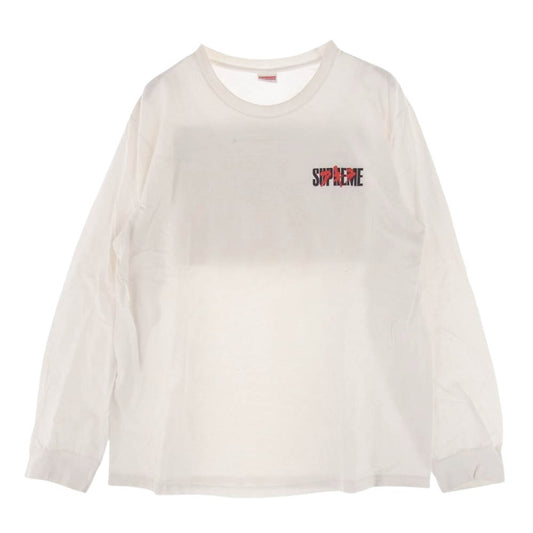 Supreme シュプリーム 17AW × AKIRA アキラ Neo-Tokyo L/S Tee ロングスリーブ 長袖 プリント Tシャツ ロンT ホワイト系 L【中古】