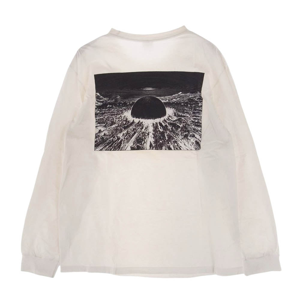 Supreme シュプリーム 17AW × AKIRA アキラ Neo-Tokyo L/S Tee ロングスリーブ 長袖 プリント Tシャツ ロンT ホワイト系 L【中古】