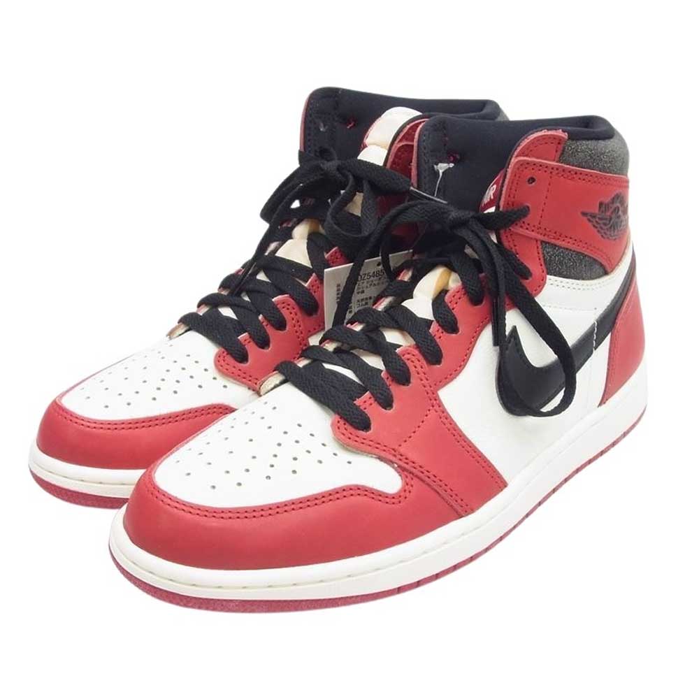 NIKE ナイキ DZ5485-612 フェイクバスターズ鑑定済 Air Jordan 1 High OG Lost & Found Chicago AJ1 エアジョーダン ハイ ロストファウンド シカゴ スニーカー ブラック系 ホワイト系 レッド系 28cm【新古品】【未使用】【中古】