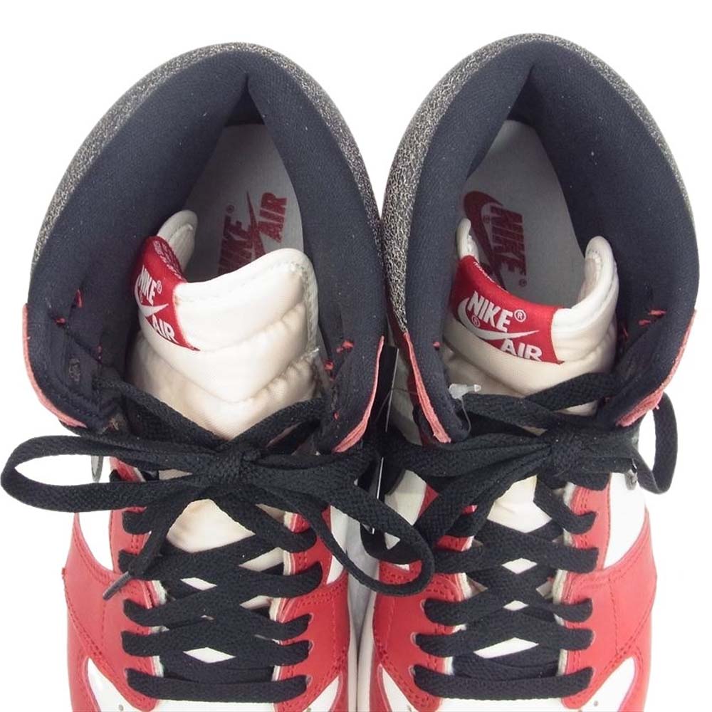 NIKE ナイキ DZ5485-612 フェイクバスターズ鑑定済 Air Jordan 1 High OG Lost & Found Chicago AJ1 エアジョーダン ハイ ロストファウンド シカゴ スニーカー ブラック系 ホワイト系 レッド系 28cm【新古品】【未使用】【中古】
