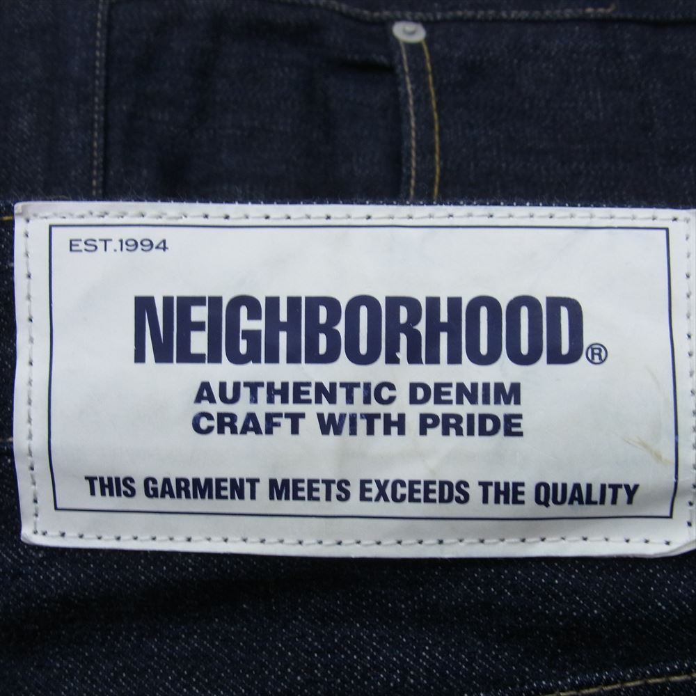 NEIGHBORHOOD ネイバーフッド 191XBNH-PTM05 RIGID.DP MID/14OZ-PT リジット デニム パンツ インディゴブルー系 S【中古】