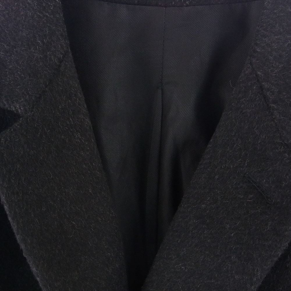 アミアレクサンドルマテュッシ H15M05.16 AMI PARIS アミパリス EMMETEX 3B BUTTONS CLASSIC COAT チェスターコート ブラック系 50【中古】